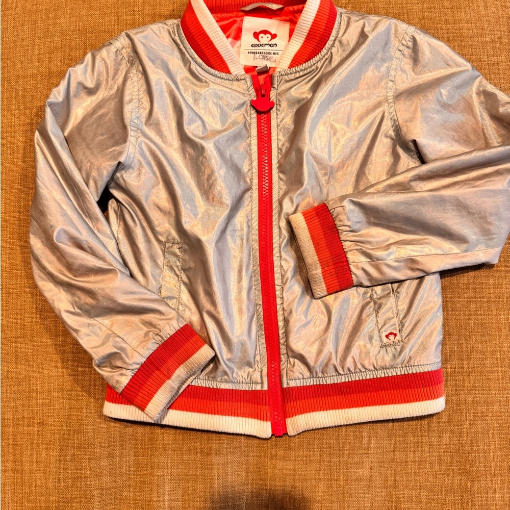 Appaman Silver and Pink Kids Jacket